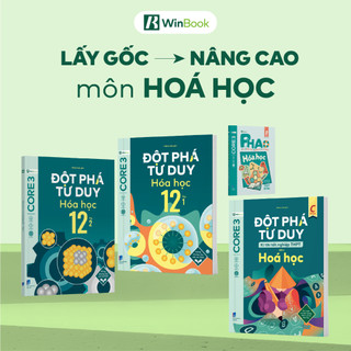 [COMBO] Bộ 4 cuốn sách Hóa học Đột phá tư duy lớp 12 (2 tập), kì thi TN THPT, P.H.A.O Ôn thi