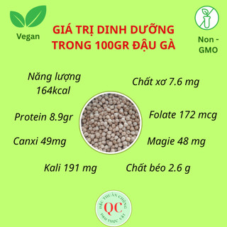1KG ĐẬU GÀ TRẮNG CANADA KHÔNG BIẾN ĐỔI GEN - KHÔNG CHẤT BẢO QUẢN - CÓ SHIP HỎA TỐC