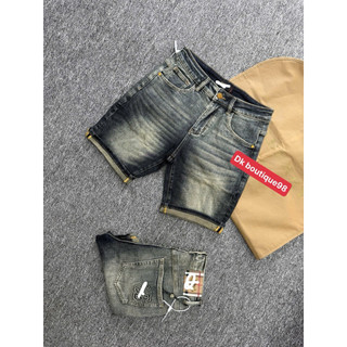 Quần Jean Short Nam Lưng Cao Rách Nhẹ Thời Trang Streetwear Cá Tính,vải dày mềm co giãn phom dáng chuẩn siêu cấp QC