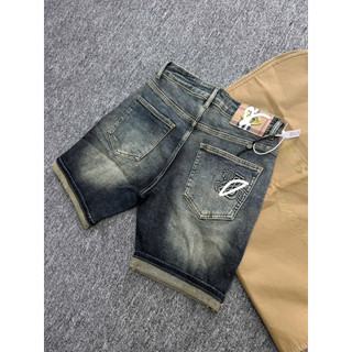 Quần Jean Short Nam Lưng Cao Rách Nhẹ Thời Trang Streetwear Cá Tính,vải dày mềm co giãn phom dáng chuẩn siêu cấp QC