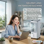 Quạt Điều Hòa Làm Mát Không Khí Galen G020 Công Suất 65W, Công Nghệ Nhật Bản, Tiết Kiệm Điện Năng [BẢO HÀNH 12 THÁNG] — ảnh 2
