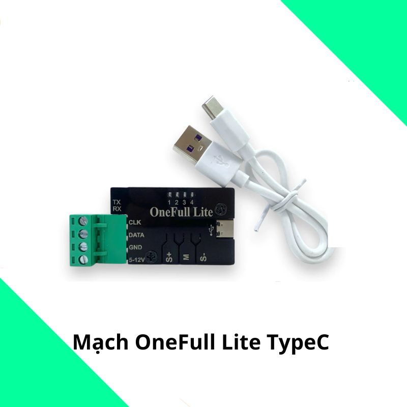 Mạch OneFull Lite điều khiển Led full coulor Oneled, Phiên bản mới chân TypeC