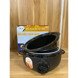 Nồi Nấu Chậm Hare HR-SC535 Thiết Kế Hiện Đại Trang Nhã, Lòng Nồi Gốm Sứ Giữ Trọn Hương Vị Món Ăn - Công Tiến Kitchen