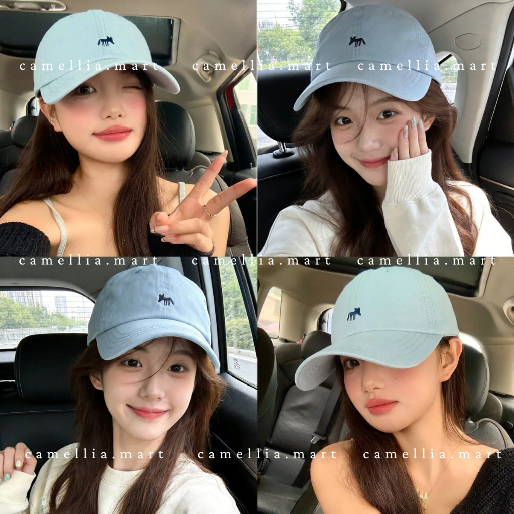 Mũ lưỡi trai chú Cáo nhỏ, nón kết Hàn Quốc xuất dư HOT TREND chất Cotton Kaki phom ôm đầu mềm mịn