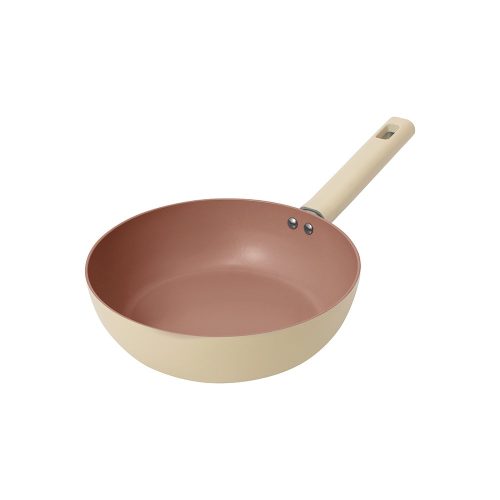 Chảo chống dính Ceramic Cera Titan Elmich EL5980BE size 20, 24, 26, 28cm ( Dày 3.2mm )