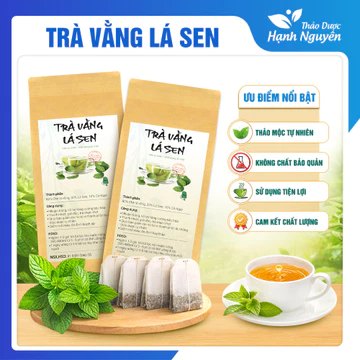 Chè vằng lá sen, bịch 30 túi lọc, trà vằng lá sen, hỗ trợ tốt cho sức khoẻ - Thảo dược hạnh nguyên