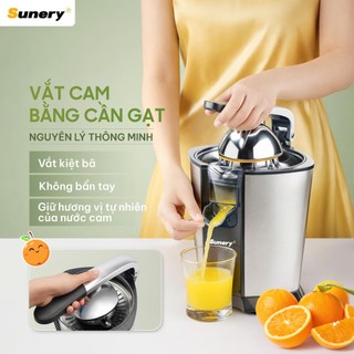 Máy Vắt Cam Sunery SR-CJ12 Thiết Kế Nhỏ Gọn Hiện Đại, Công Suất 85W Hoạt Động Êm Ái Tiết Kiệm Điện Năng - Bếp Của Hà