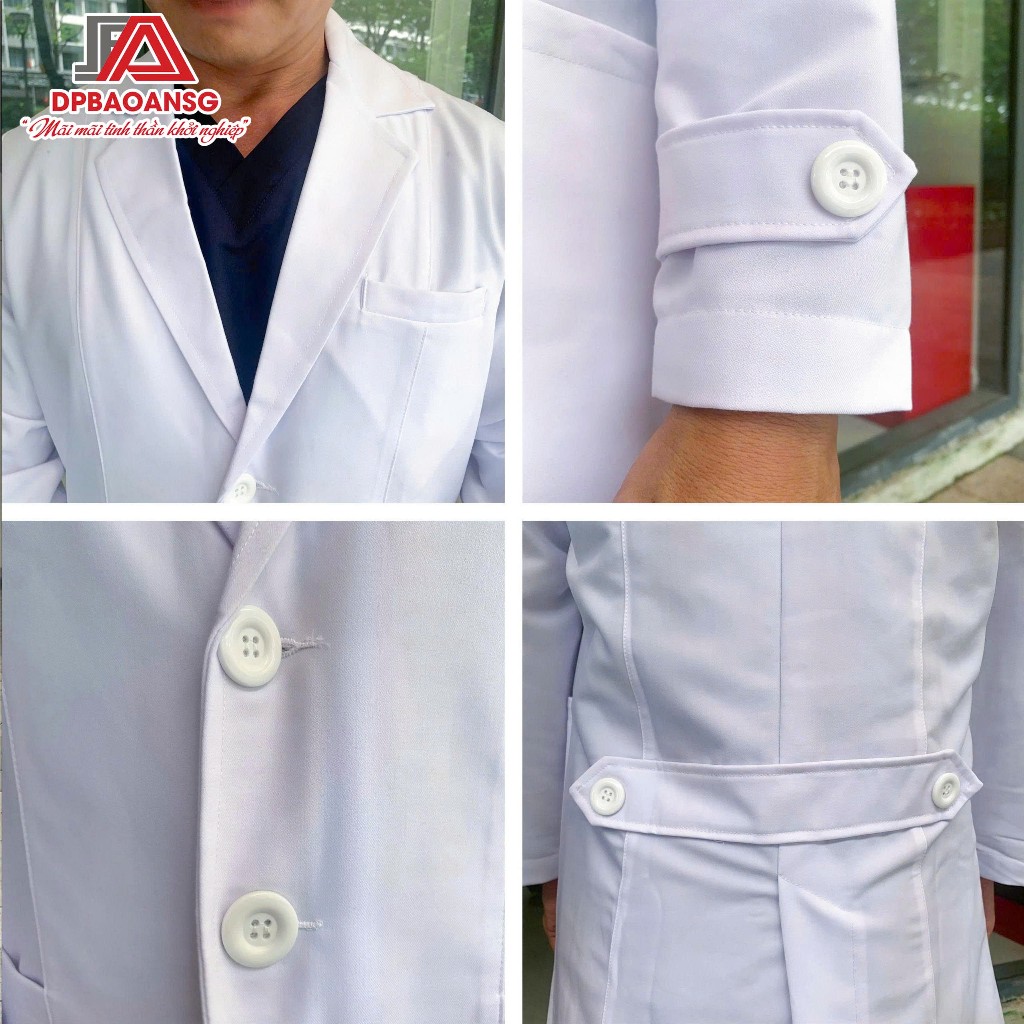 Áo Blouse Vest Tay Ngắn/Tay Dài Form Nam Nữ Chuẩn Bộ Y Tế – Dành Cho Bác Sĩ & Giảng Viên Y Khoa