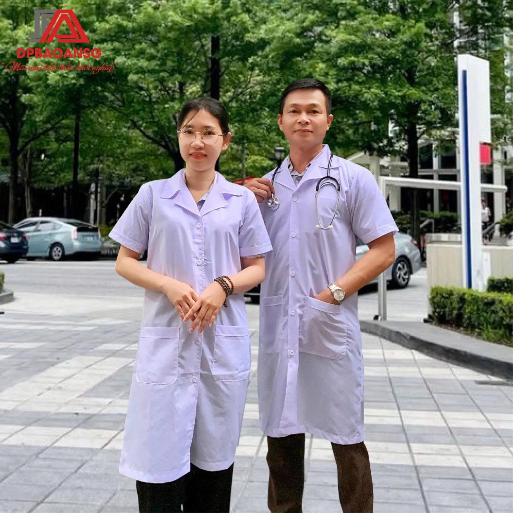Áo Blouse Vest Tay Ngắn/Tay Dài Form Nam Nữ Chuẩn Bộ Y Tế – Dành Cho Bác Sĩ & Giảng Viên Y Khoa