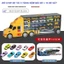 Đồ Chơi Xe Tải 3 Tầng Kèm Xe Gấp Gọn kèm nhiều xe tải mini, đồ chơi ô tô biến hình thành đường đua, ô tô đồ chơi cho bé