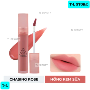 3CE Blur Water Tint #Chasing Rose – Son kem lì Hàn Quốc màu Hồng kem sữa 4.6g