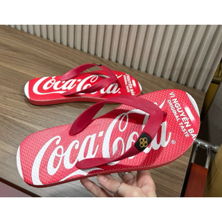 Dép nam Hùng Đào in hình Coca Cola