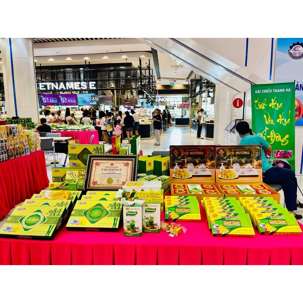 Bánh Đậu Xanh Quê Hương Ăn Kiêng 360g-Đặc Sản Hải Dương, Ngọt Thanh Không Béo, Tan Mịn, Healthy Hộp Đặc Biệt 25 Thỏi