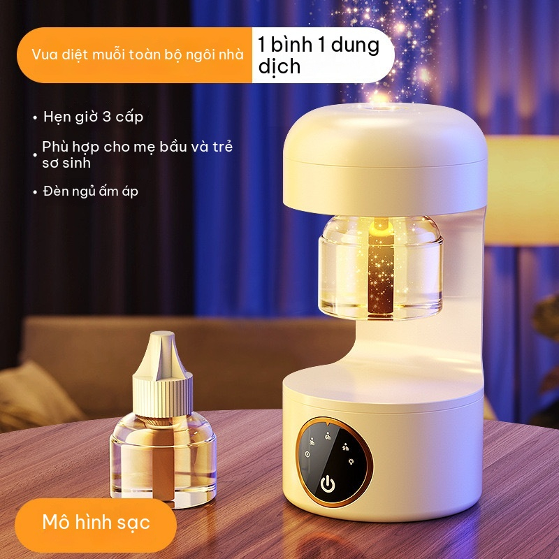 Đèn Đuổi Muỗi Cắm Điện Mini｜Đèn Ngủ Ánh Sáng Dịu｜Thiết Kế Nhỏ Gọn｜Dùng Cho Phòng Ngủ
