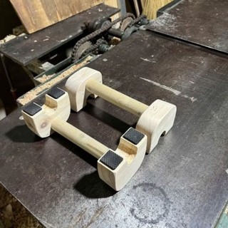 PARALLETTES GỖ MINI , GẤP GỌN - DỤNG CỤ HÍT ĐẤT, CHỐNG ĐẨY BẰNG GỖ TỰ NHIÊN CÓ ĐẾ CHỐNG TRƯỢT
