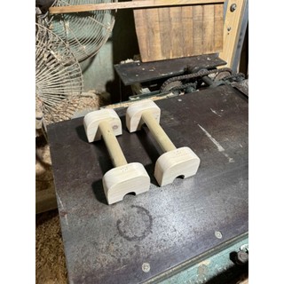 PARALLETTES GỖ MINI , GẤP GỌN - DỤNG CỤ HÍT ĐẤT, CHỐNG ĐẨY BẰNG GỖ TỰ NHIÊN CÓ ĐẾ CHỐNG TRƯỢT