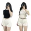 Áo Thun Babytee Trơn Nữ Tính Chất Gân Tăm Mềm Mịn Siêu Co Dãn