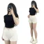 Áo Thun Babytee Trơn Nữ Tính Chất Gân Tăm Mềm Mịn Siêu Co Dãn