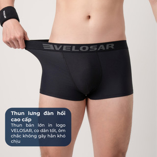 Combo 3 Quần Boxer Nam Velosar LUW-60005 Microfiber Thoáng Khí, Co Giãn Mềm Mịn, Thấm Hút Mồ Hôi