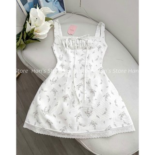 [HAN’S STORE] VÁY HOA NHÍ CORSET LAVENDER TIỂU THƯ 2 DÂY FORM A VINTAGE DÁNG DÀI / DÁNG NGẮN (ẢNH THẬT)