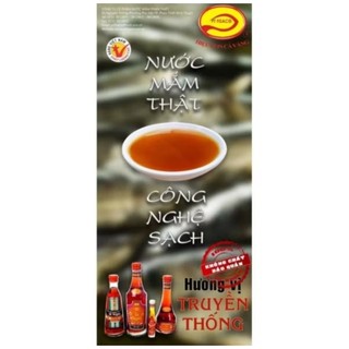 [ Đặc Sản] 2 Chai Thủy Tinh 320ml Nước Mắm Nhĩ Cá Cơm Truyền Thống Nguyên Chất 40 Độ Đạm Hiệu Con Cá Vàng