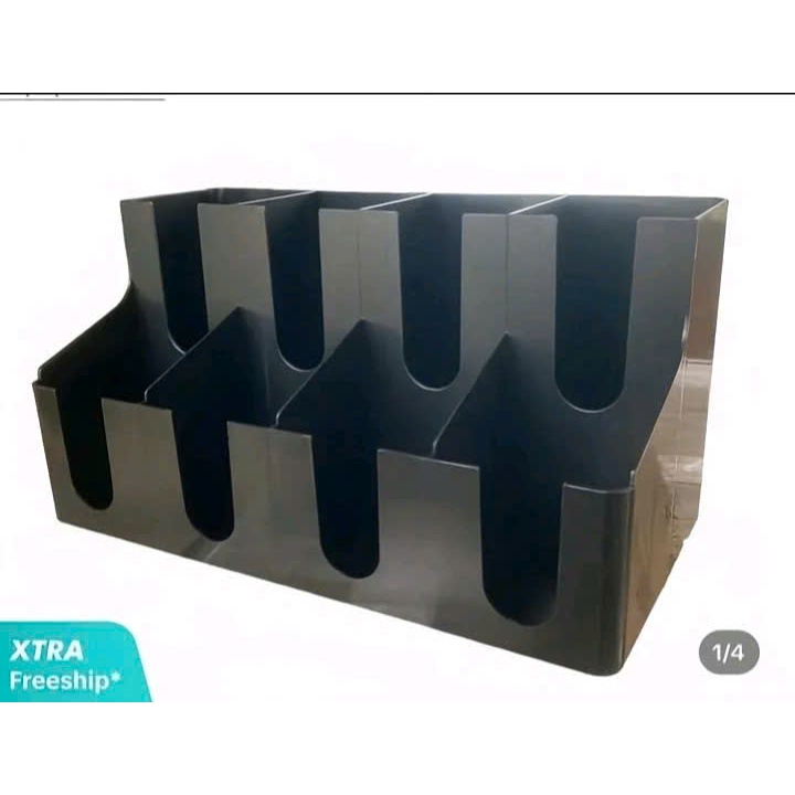 kệ úp ly 2 tầng 8 ngăn