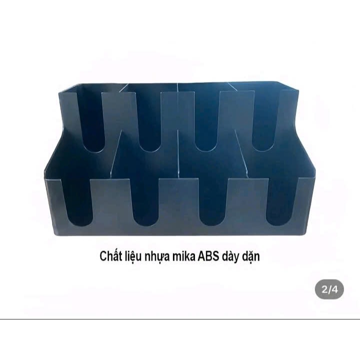 kệ úp ly 2 tầng 8 ngăn