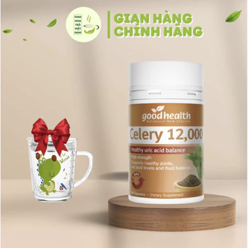 [NHẬP KHẨU] Viên Gout Hạt Cần Tây Goodhealth Celery 12000 Hỗ Trợ Giảm Acid Uric, Giảm Đau Viêm Khớp 60 Viên
