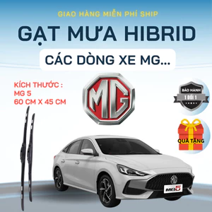 Cần Gạt Nước Lưỡi Gạt Mưa Ô Tô Các Dòng Xe MG 5, MG HS, MG ZS, MG7, Lưỡi Silicon Nano Gạt Sạch Êm3k