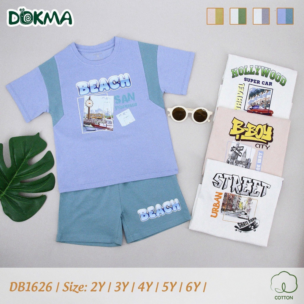 (11-22kg, 2-6Y) Bộ Cộc Tay Dokma Bé Trai DMB524 DB1442 DB1445 DB2713 DB1626