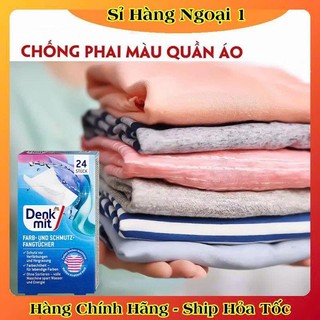[auth] Giấy hút màu và chống phai màu quần áo DENKMIT 24 tờ- Nội địa Đức Đủ Bill [Hot]