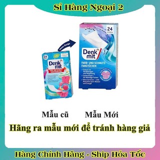 [auth] Giấy hút màu và chống phai màu quần áo DENKMIT 24 tờ- Nội địa Đức Đủ Bill [Hot]