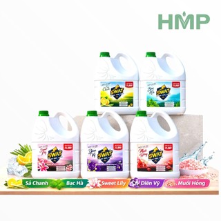 NƯỚC LAU SÀN SWAT CAN 3,6KG ĐA DẠNG HƯƠNG LÀNH TÍNH