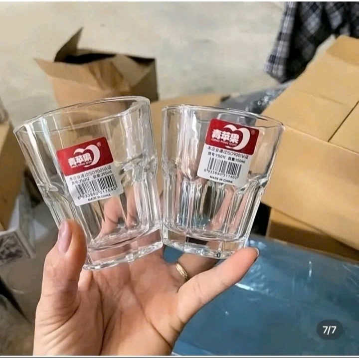 BỘ 6  Ly Cafe Bát Giác 150ml – Kích thước chuẩn cho quán cà phê truyền thống