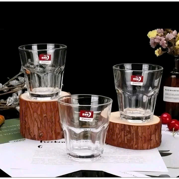 BỘ 6  Ly Cafe Bát Giác 150ml – Kích thước chuẩn cho quán cà phê truyền thống