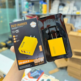 Củ sạc nhanh PD 120W USB Type C,Củ sạc nhanh 3.1A 4 cổng,Bộ chuyển đổi 3.0 cho điện thoại phukienmk10