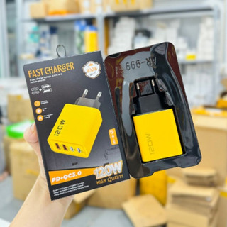 Củ sạc nhanh PD 120W USB Type C,Củ sạc nhanh 3.1A 4 cổng,Bộ chuyển đổi 3.0 cho điện thoại phukienmk10