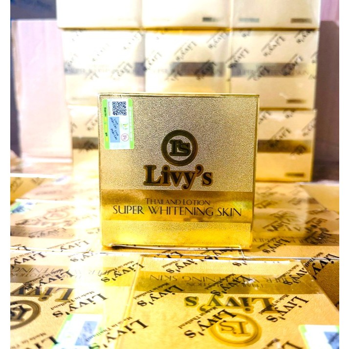 (Chính Hãng) Kem Dưỡng Trắng Body LIVY'S Vàng - 1 Hộp 185g