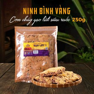 Cơm cháy gạo lứt Ninh Bình Vàng 250g
