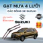 Gạt Mưa Ô Tô SUZUKI XL7, ERTIGA, BLIND VAN, GRAND VITARA... Silicon 4 Lưỡi Loại Tốt Gạt Sạch Êm. 4L