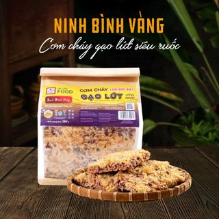Cơm cháy gạo lứt - cơm cháy chà bông - túi 280gr - đồ ăn vặt - đặc sản truyền thống