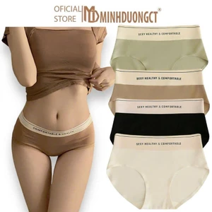 Set 10 Quần Lót Su Đúc Chữ Sexy, Quần Lót Cạp Cao Không Viền Mặc Mềm Nhẹ Như Không Mặc