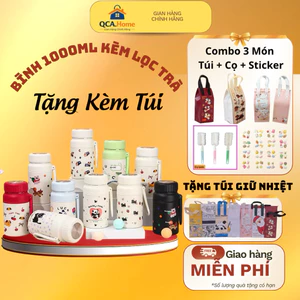 Bình Nước Guccres 1L Kèm Lọc Trà Tặng Kèm i