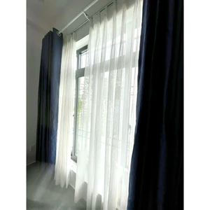 Rèm Voan Giọt Nước, May Nhúm, vải voan mỏng phù hợp trang trí, kết hợp làm rèm 2 lớp.