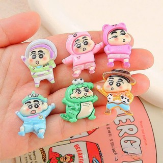 Set Charm Shin Hoá Trang Kawaii 6 Món – Charm Shin Cosplay Cute Trang Trí Dép