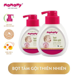 Bọt tắm gội thiên nhiên mamamy 200ml cho trẻ sơ sinh