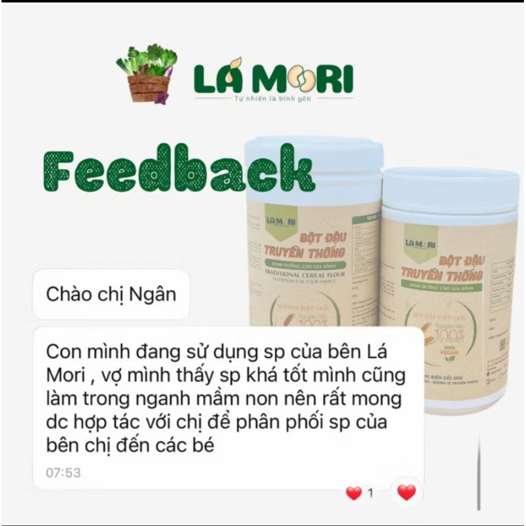 Bột hạt thức giấc mẹ sữa - Lá Mori - 400g
