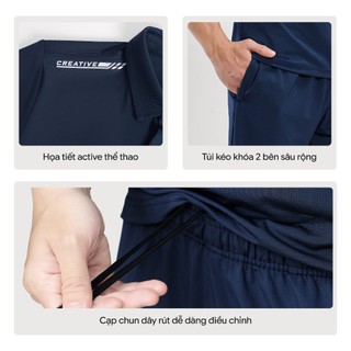 [MUA 1 TẶNG 1] Bộ Thể Thao Nam MENTORIS Vải Thun Lạnh Thông Hơi,Form Regular Fit,Co Giãn Linh Hoạt MBP01