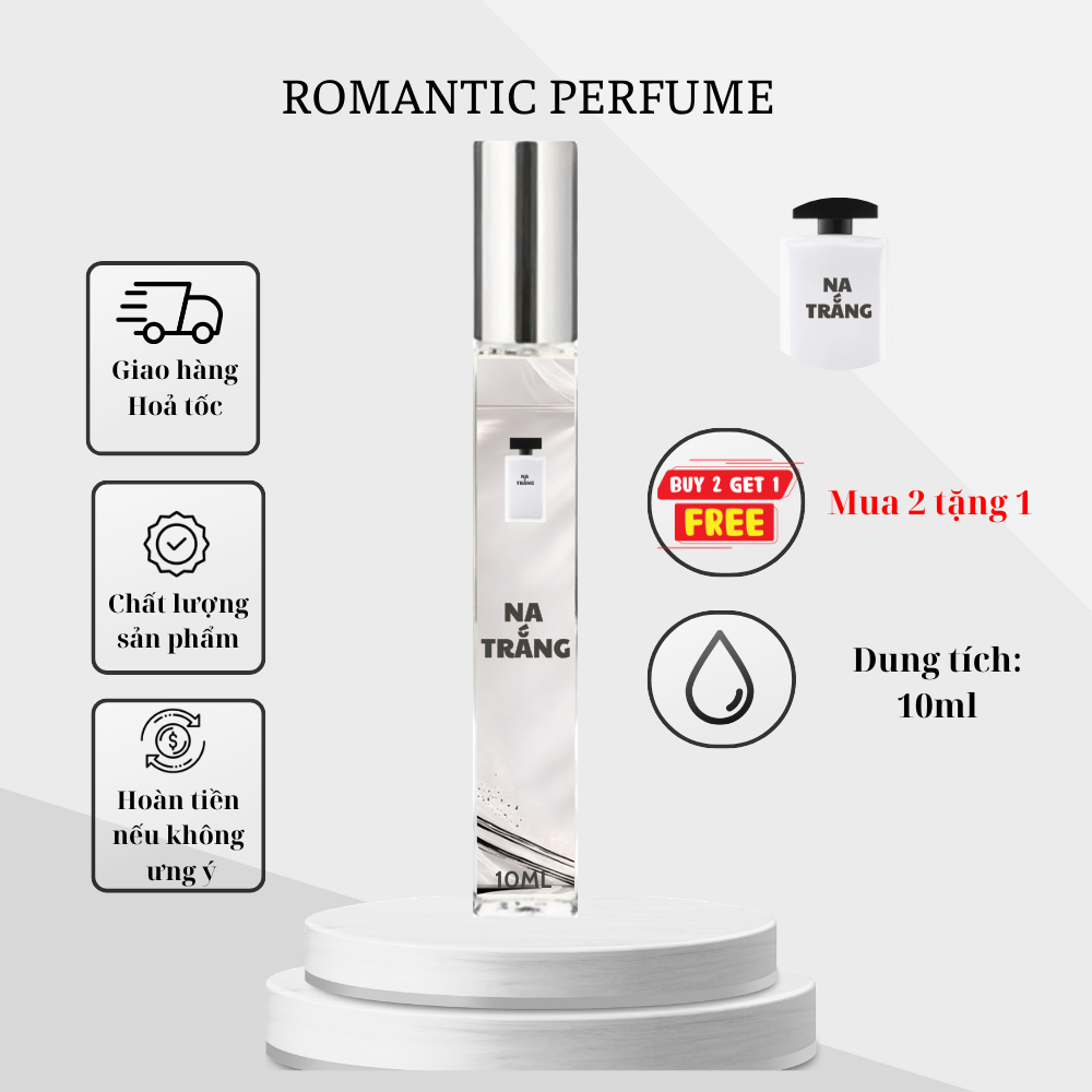 Nước Hoa Nữ Nar Trắng Chiết 10ml - Quyến Rũ, Kiêu Sa, Tinh Tế