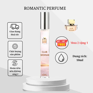 Nước Hoa Nữ Romantic Club d.Nut Women hồng EDP 10ml - phong cách ngọt ngào quyến rũ